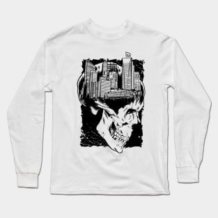 City Skull Long Sleeve T-Shirt